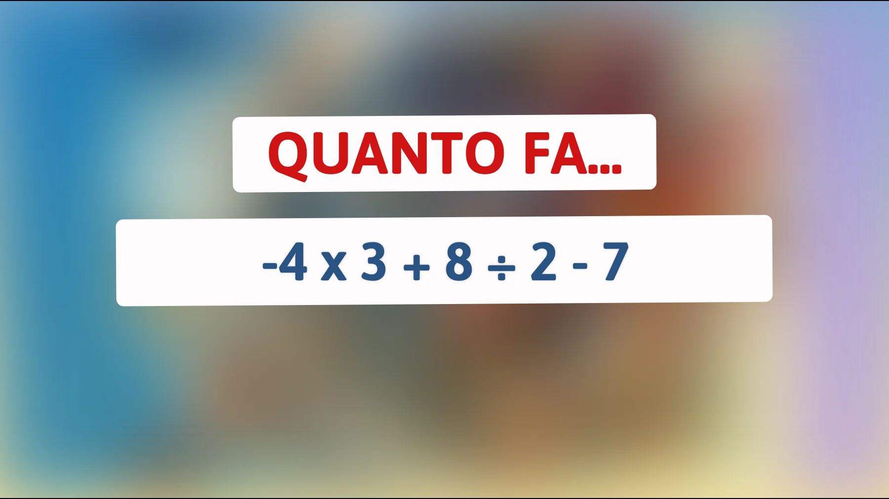 "Sfida te stesso con questo rompicapo matematico: hai le abilità per risolverlo?""