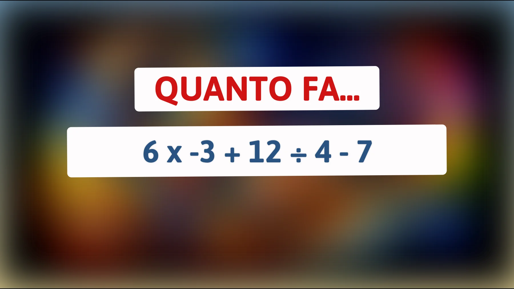 Scopri se sei un vero genio: solo il 5% delle persone risolve questo enigma matematico! Sei tra loro?"