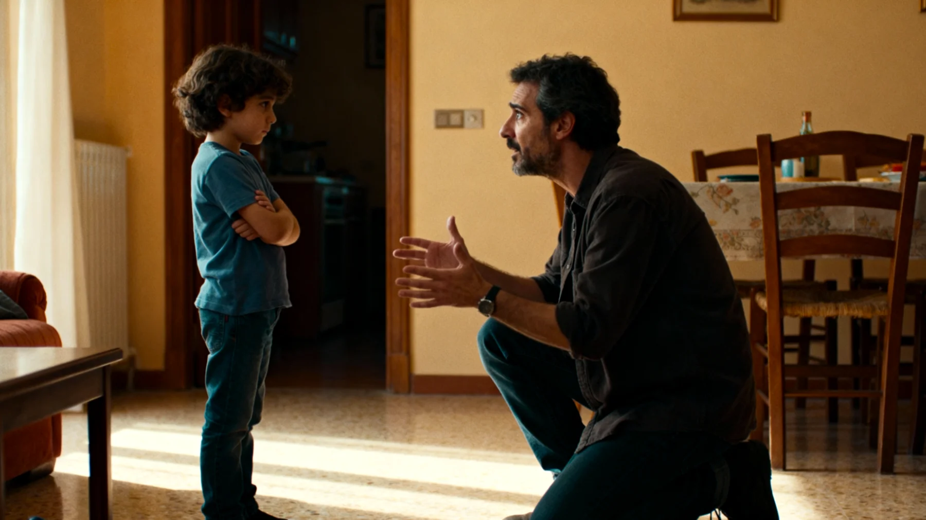 I genitori faticano a instaurare un dialogo aperto e costruttivo con i loro bambini, che sembrano non ascoltare o non comprendere le richieste. La comunicazione si limita spesso a ordini e rimproveri, senza uno scambio emotivo autentico, creando frustrazione reciproca e distanza affettiva."