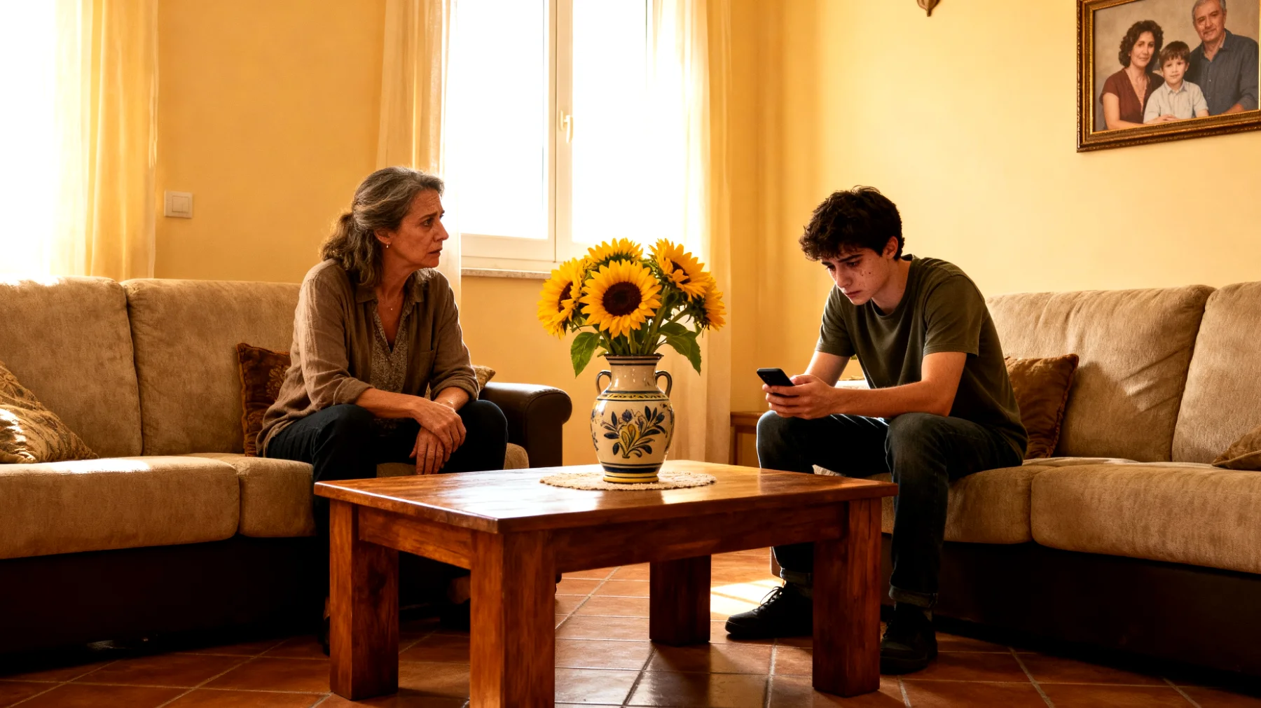 I genitori faticano a instaurare un dialogo aperto e significativo con i loro figli giovani adulti, che appaiono distanti, rispondono in modo monosillabico e sembrano non voler condividere pensieri, progetti o preoccupazioni con loro"