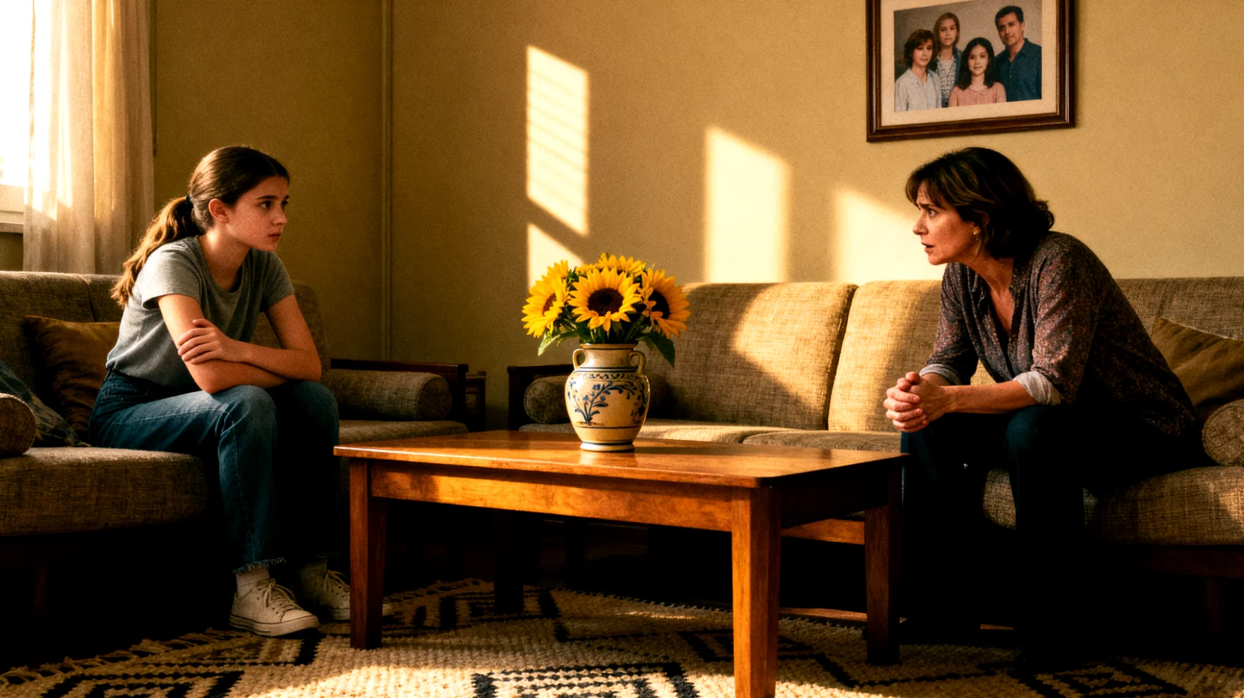 Una mamma fatica a comunicare con la figlia adolescente che si chiude in se stessa, risponde a monosillabi e sembra costruire un muro invalicabile tra loro, rendendo impossibile capire cosa stia realmente vivendo"