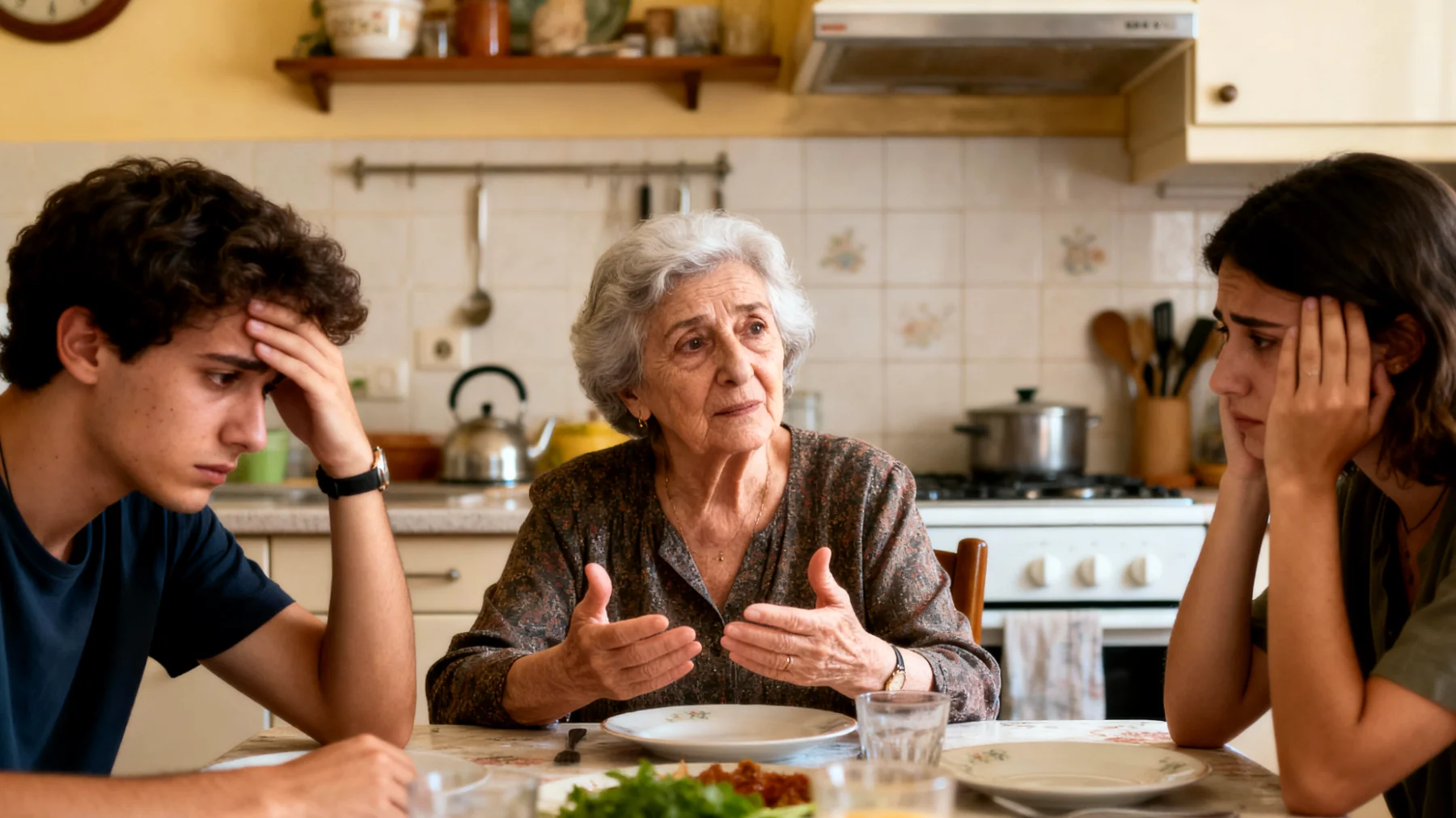 Nonna che fatica a gestire la scarsa tolleranza alla frustrazione dei nipoti giovani adulti quando le cose non vanno come sperano (lavoro, relazioni, progetti di vita), e non sa come supportarli senza sostituirsi a loro o giudicarli"