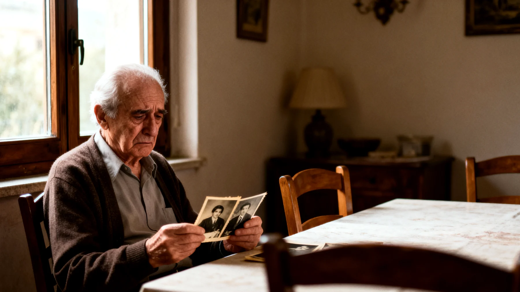 Un nonno preoccupato di perdere il legame affettivo con i nipoti giovani adulti che si sono allontanati per studio, lavoro o per costruire la propria vita autonoma, con incontri sempre più rari e superficiali"