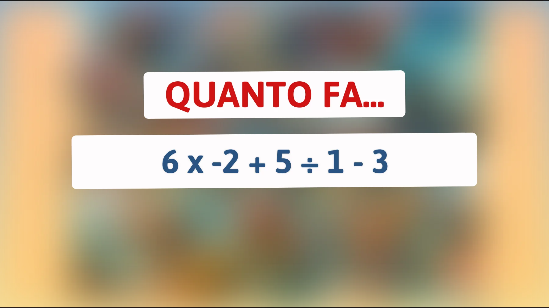 Scopri la risposta che solo i geni riescono a trovare a questo indovinello matematico intrigante! Sei in grado di risolverlo?"