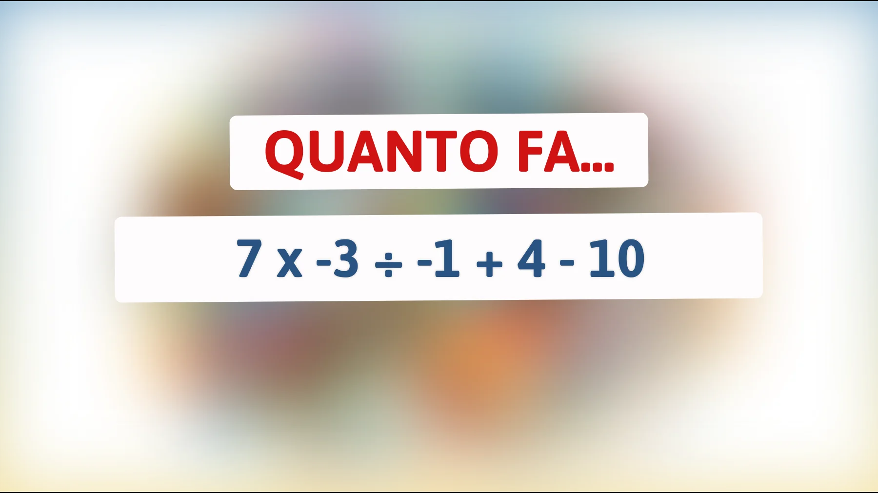 Sfida impossibile: Riesci a risolvere questo indovinello matematico che solo le persone più intelligenti possono risolvere? Scoprilo ora!"