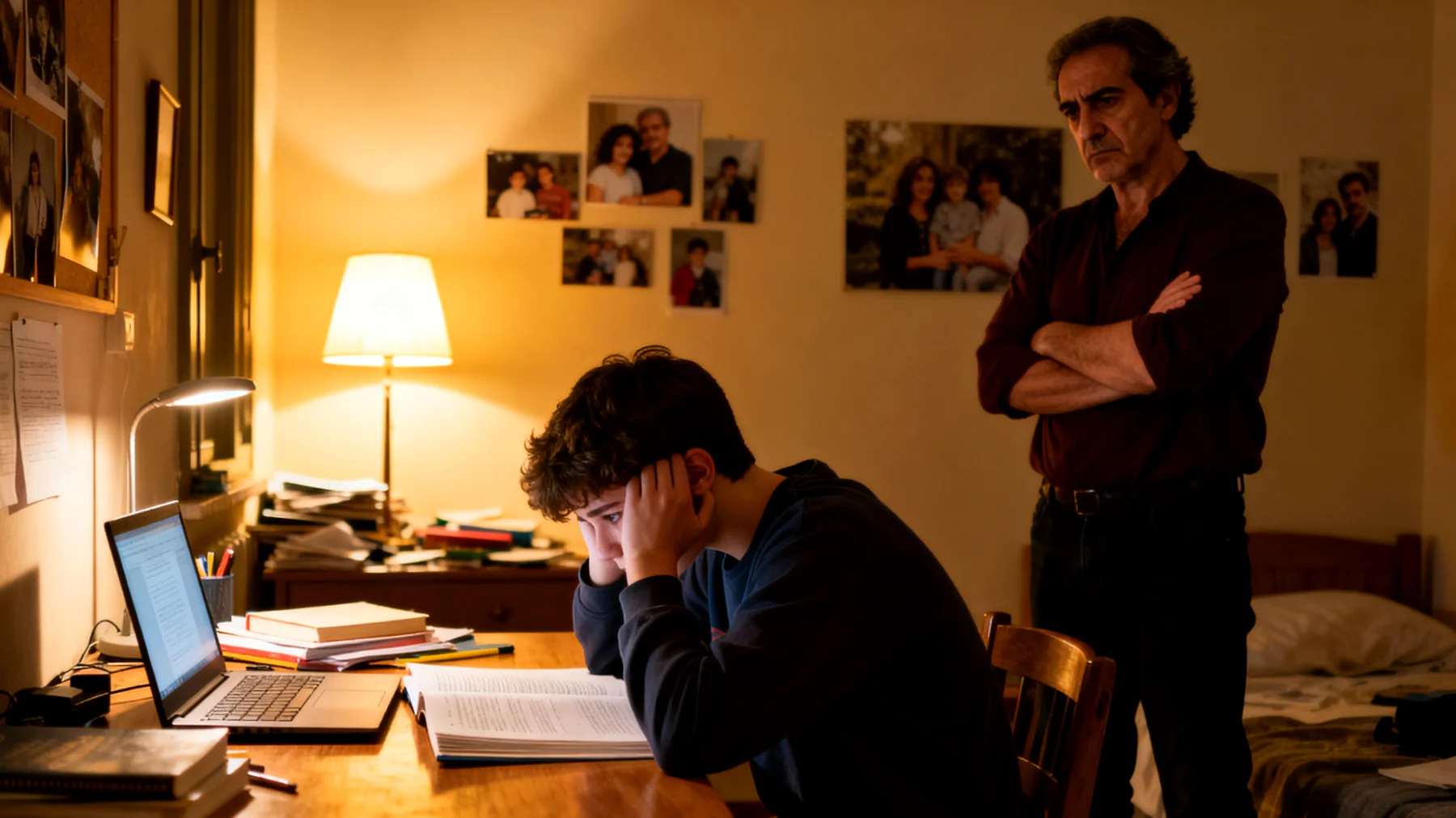 I genitori esercitano pressioni eccessive sugli adolescenti riguardo ai risultati scolastici, alle prestazioni sportive e alle aspettative di successo futuro, creando stress, ansia da prestazione e un clima familiare teso che danneggia la relazione e l'autostima dei ragazzi."